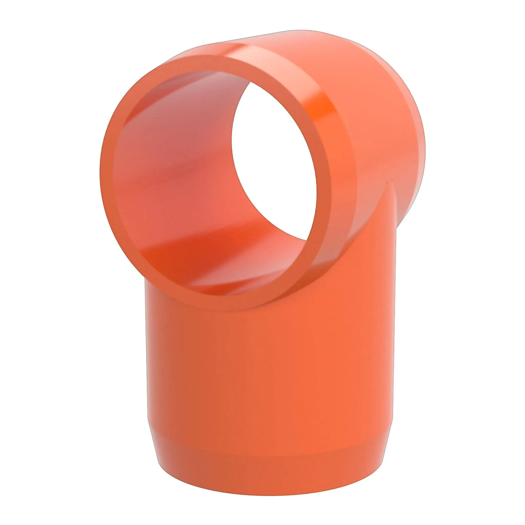 1-1/2 in. Slip Sling PVC Tee, Furniture Grade - Orange