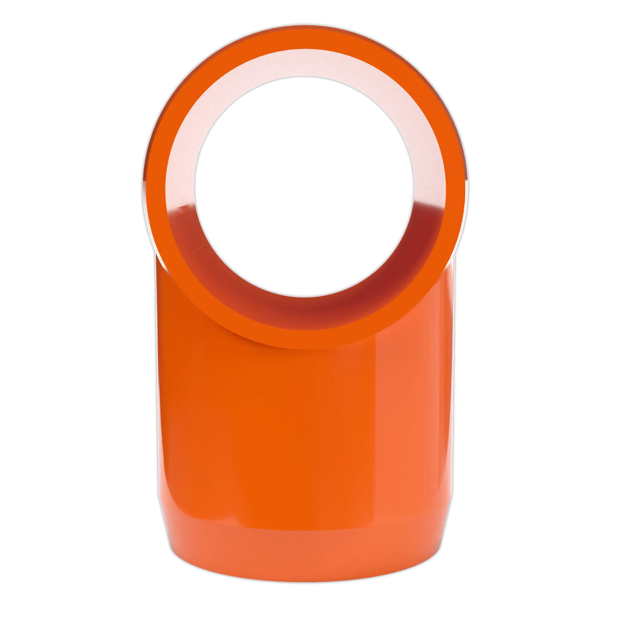 1-1/2 in. Slip Sling PVC Tee, Furniture Grade - Orange