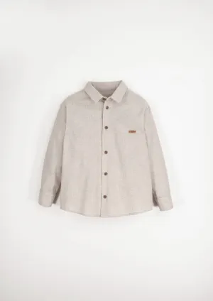 20.5-SAND SHIRT W/COLLAR