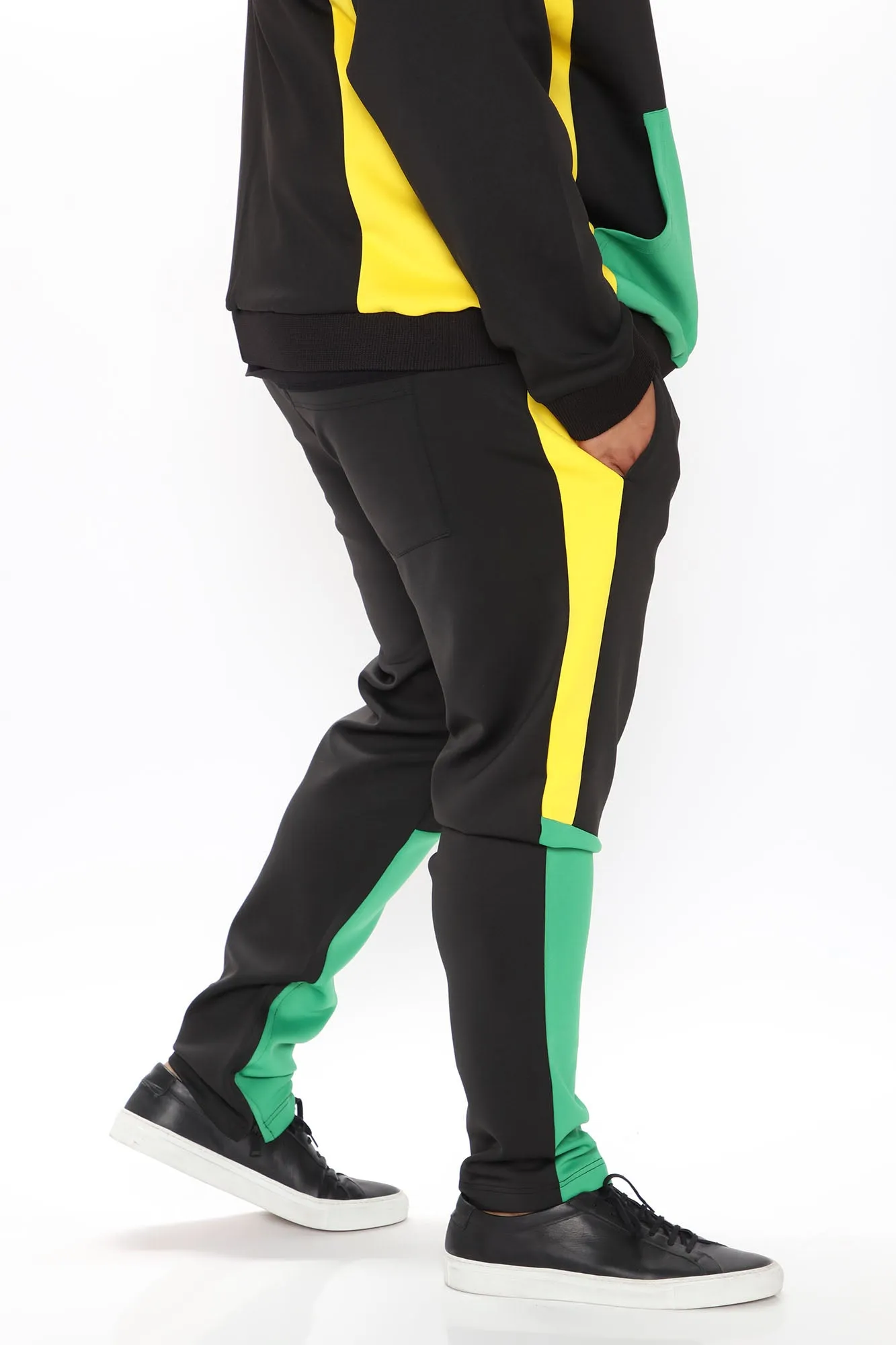 Arlo Track Pant - Green/combo