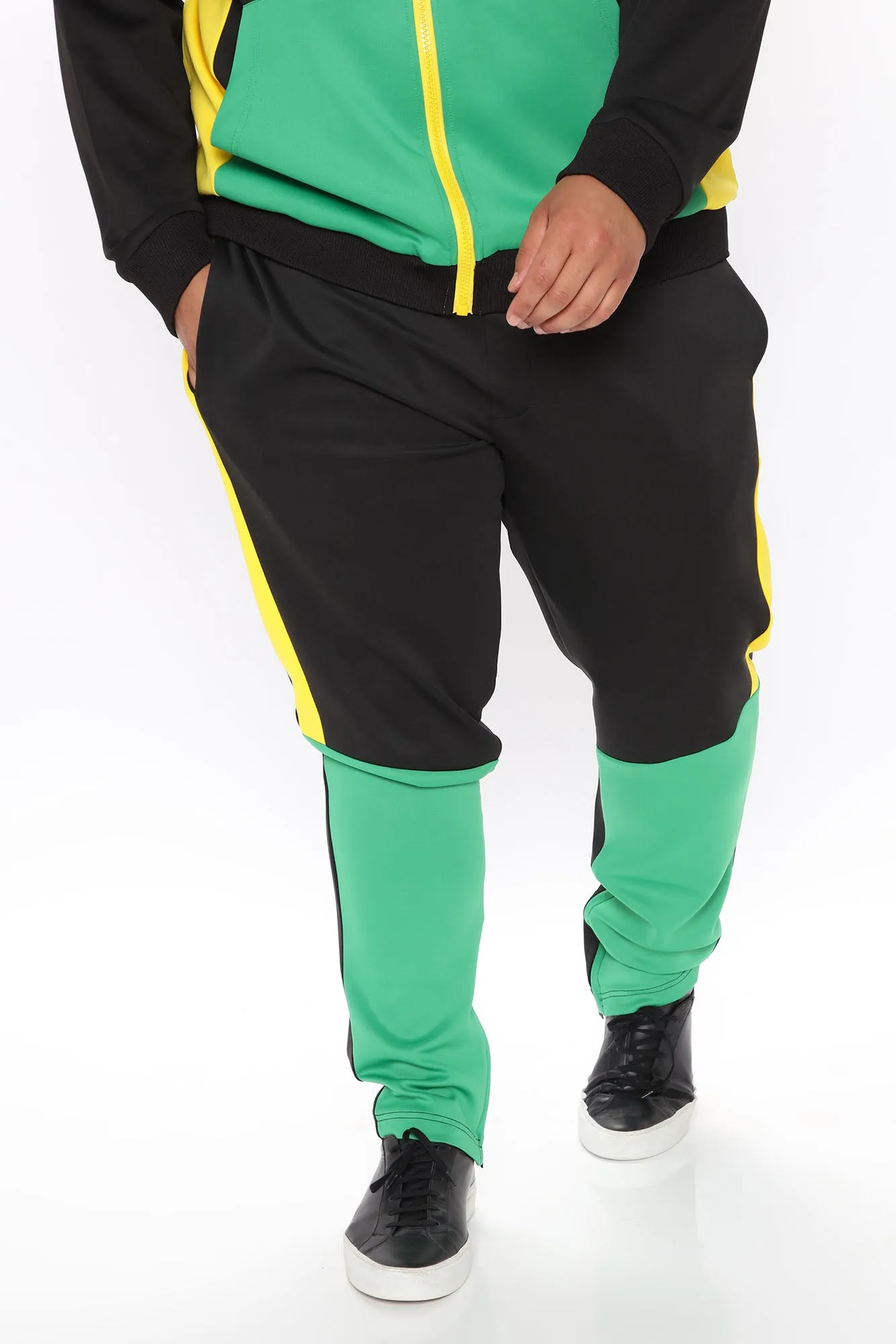 Arlo Track Pant - Green/combo