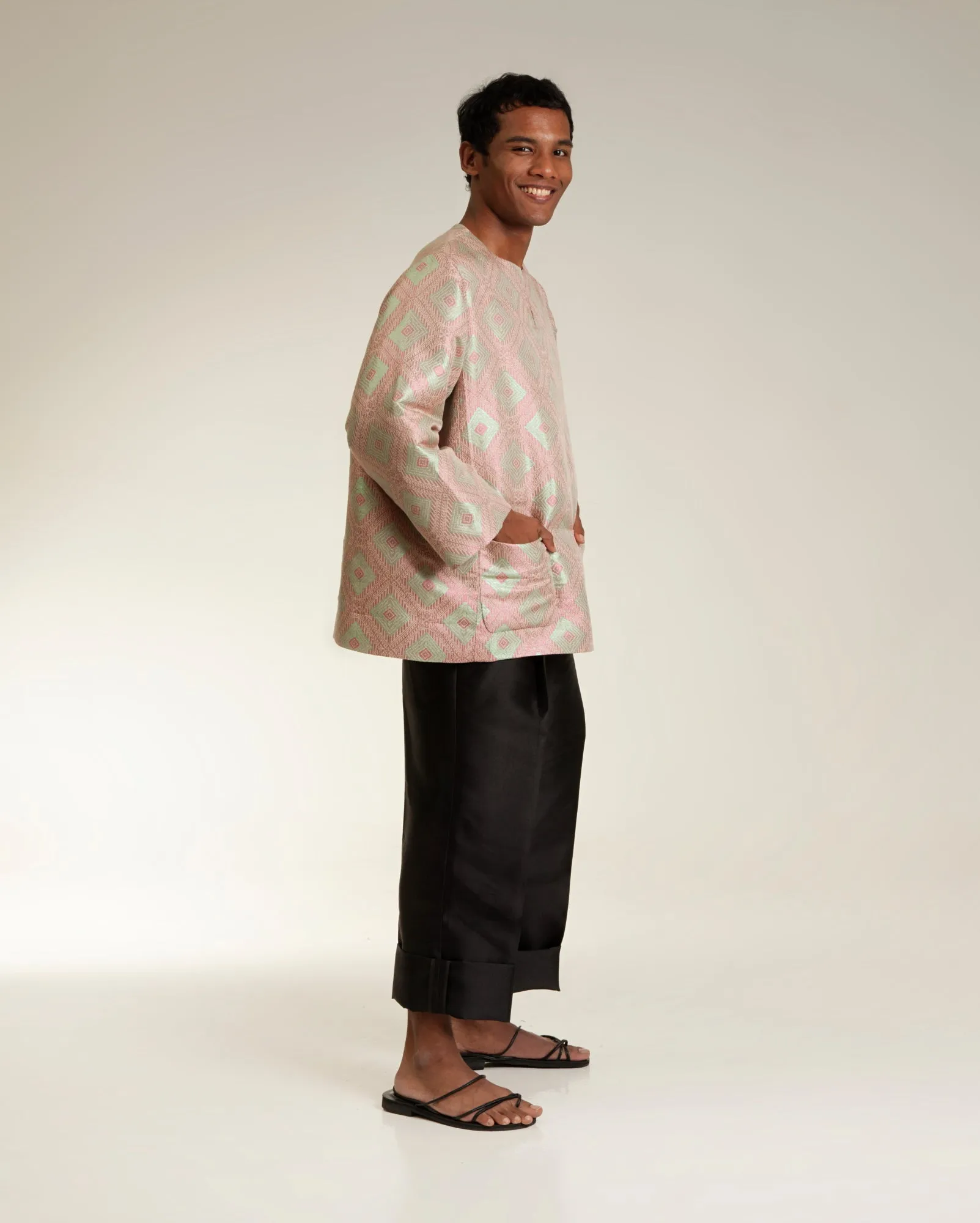 Baju Atas Songket (Sand)