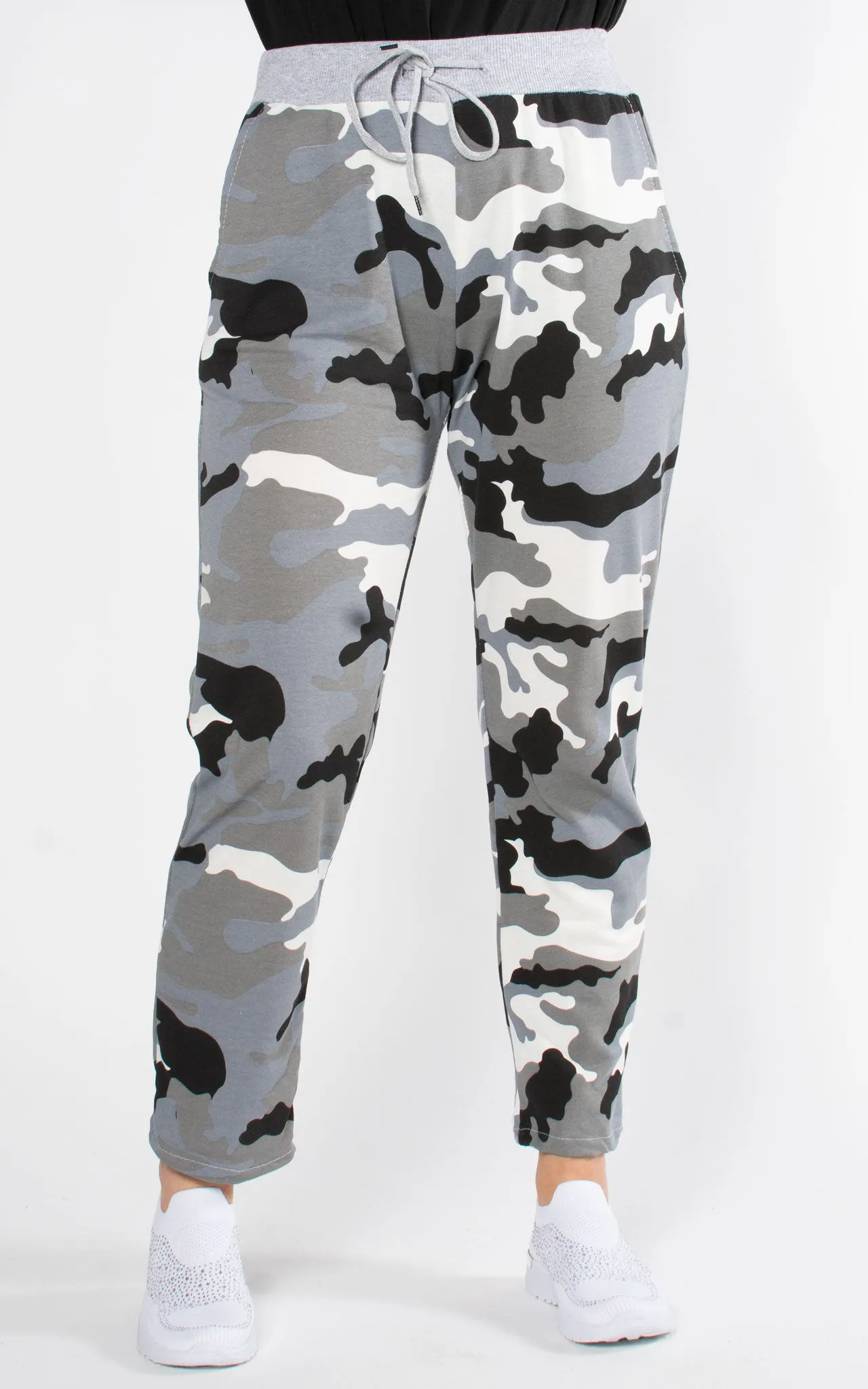 Basic Jogger | Grey Camo