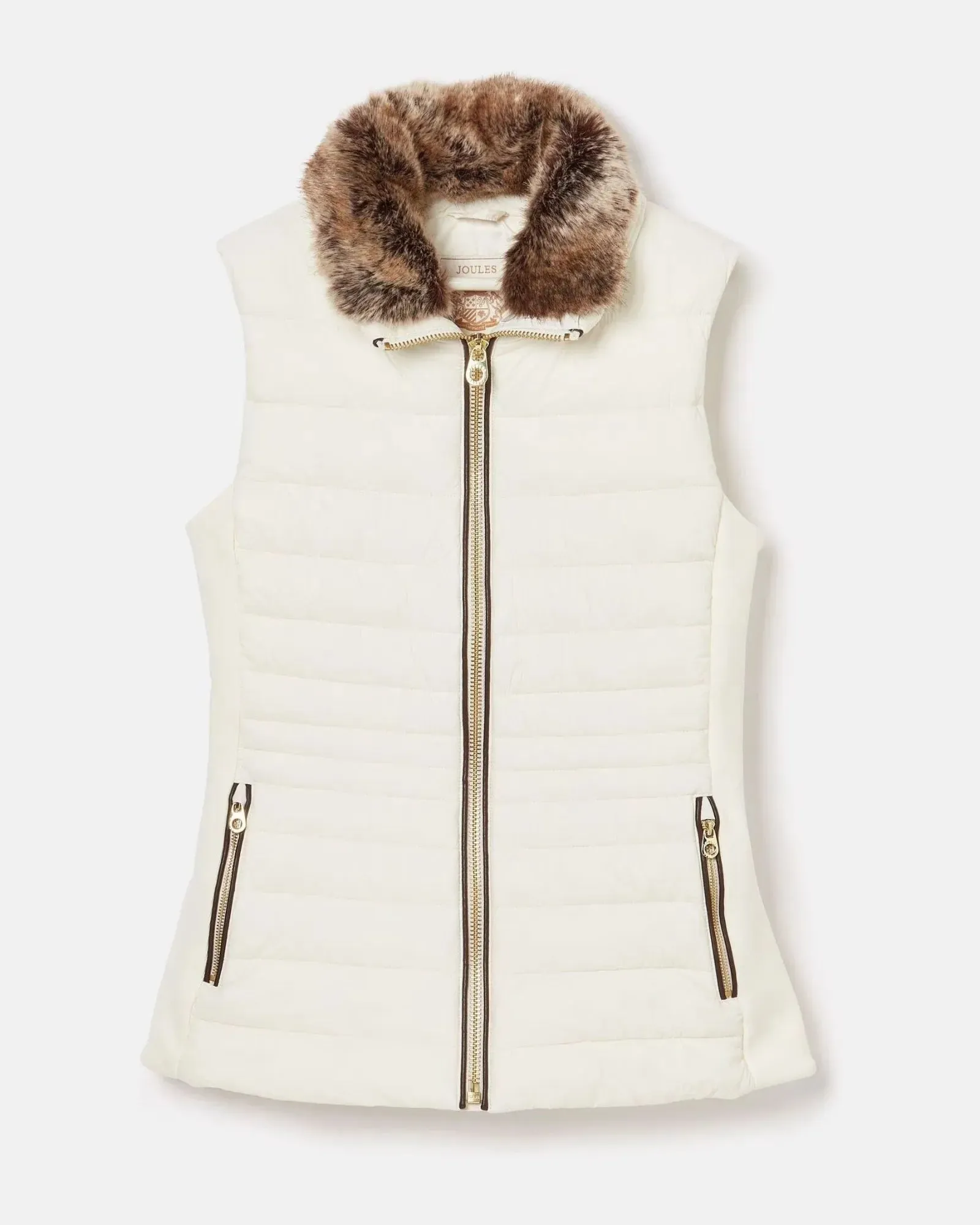 Beckley White Padded Showerproof Gilet