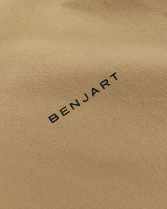 Benjart Nylon Quarter Zip - Sand