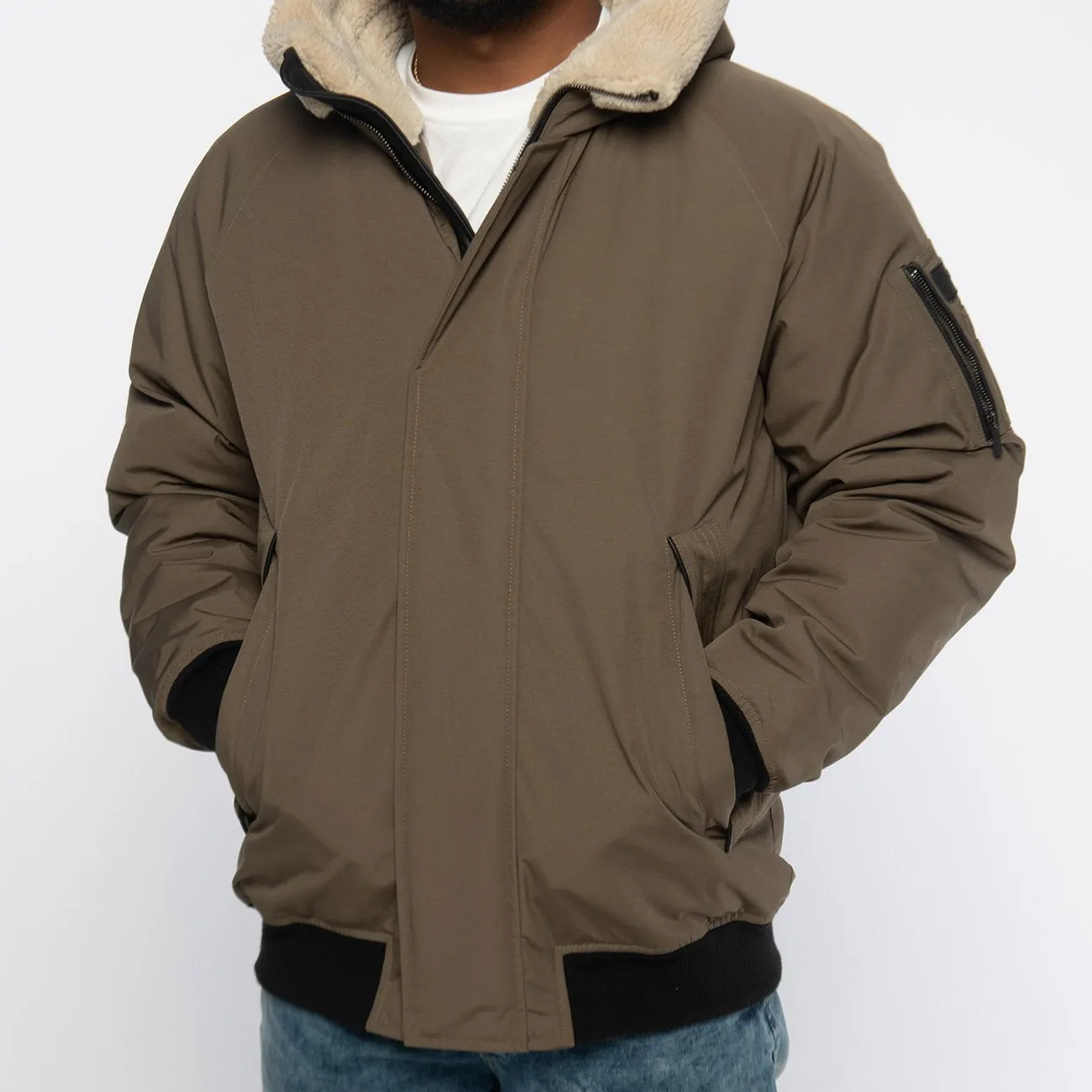 Boeing Hooded Sherpa Bomber Jacket