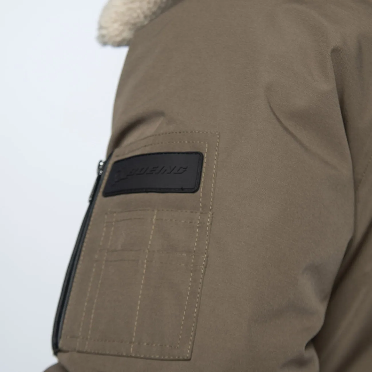 Boeing Hooded Sherpa Bomber Jacket