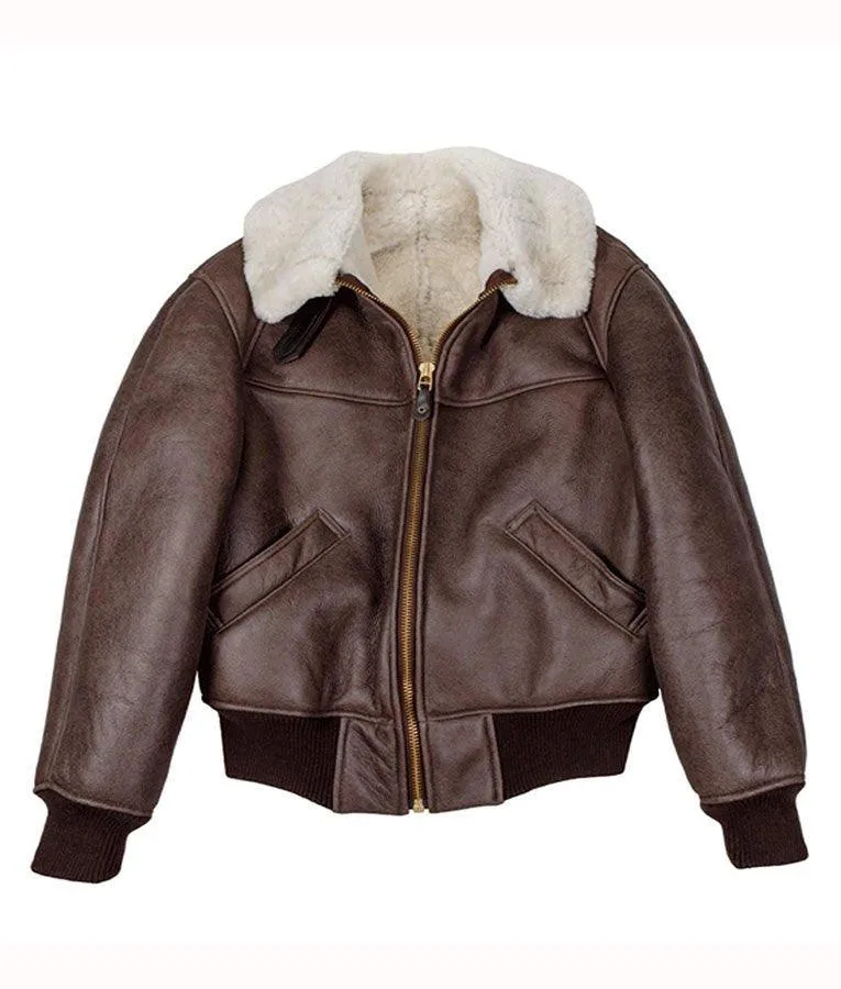 Brown B-26 Shearling Jacket