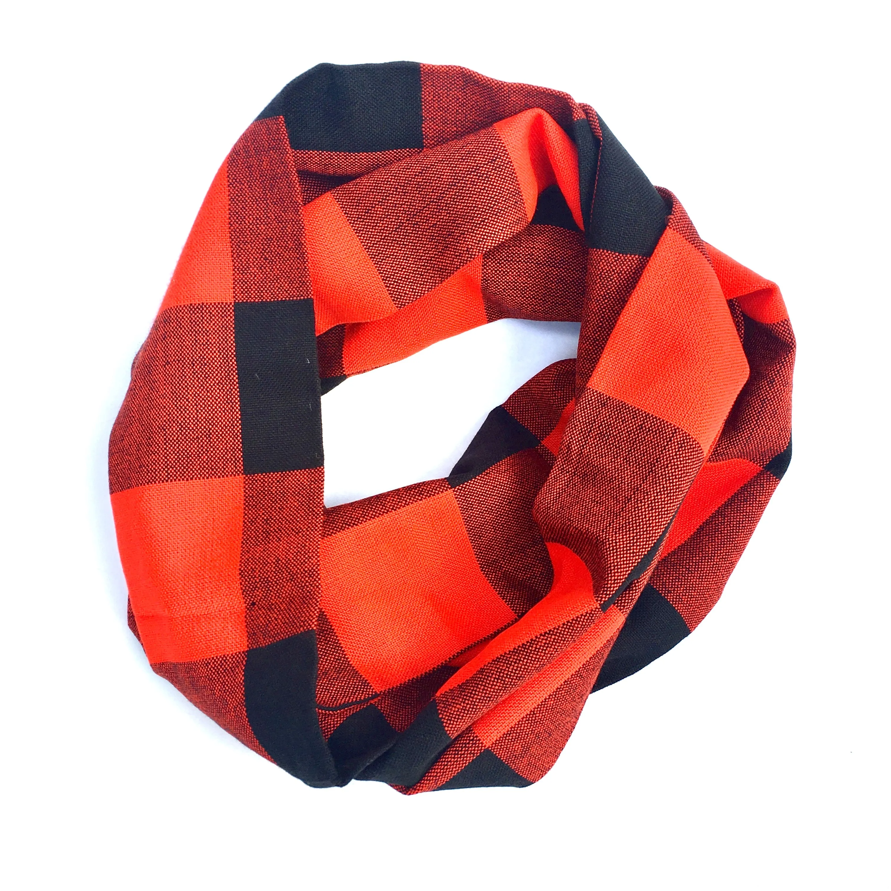 Buffalo Plaid Infinity Scarf