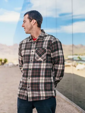 Caden Plaid Shirt - BLEACHED SAND