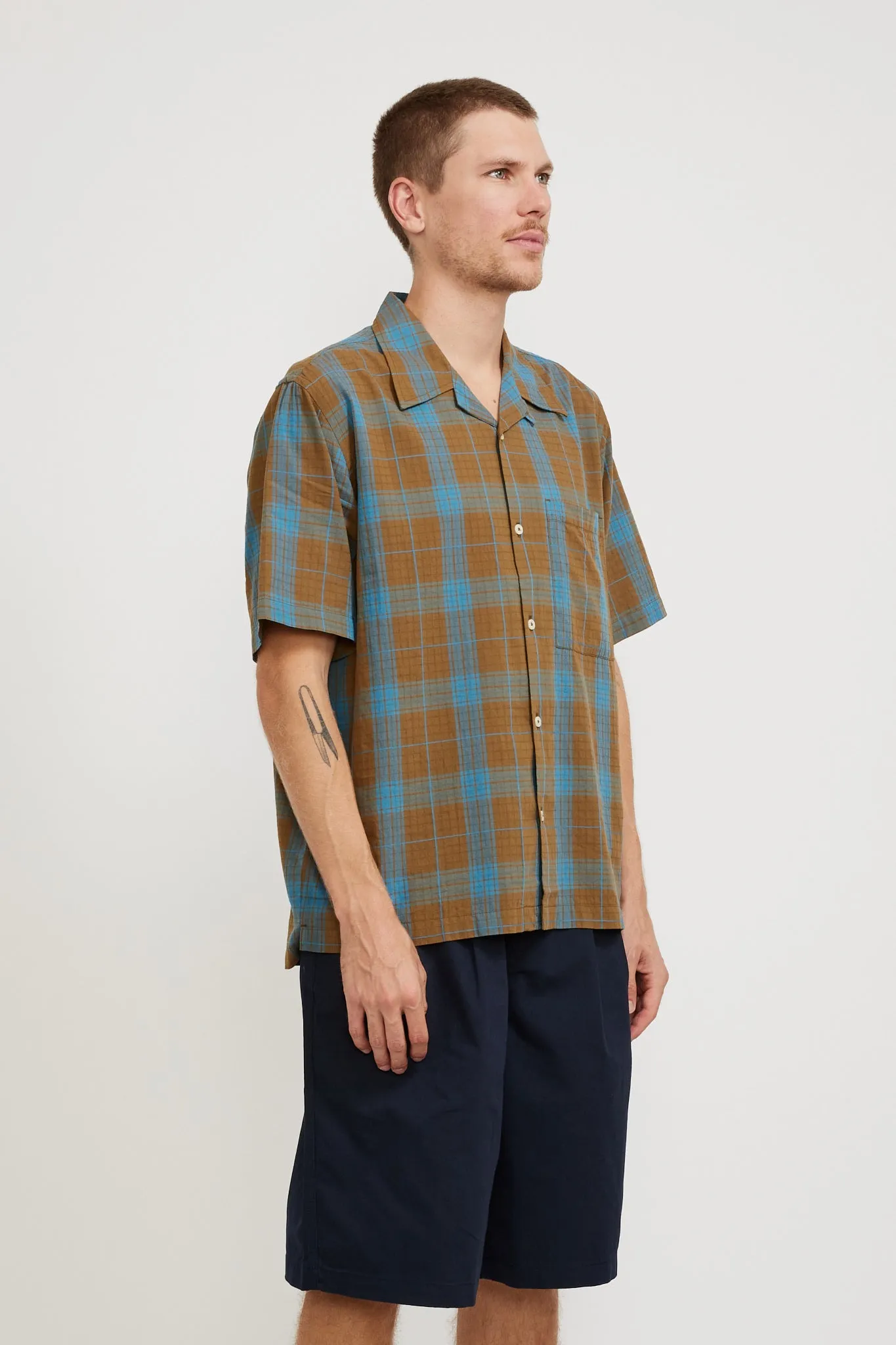 Camp Shirt Sea Sand/Taki Check