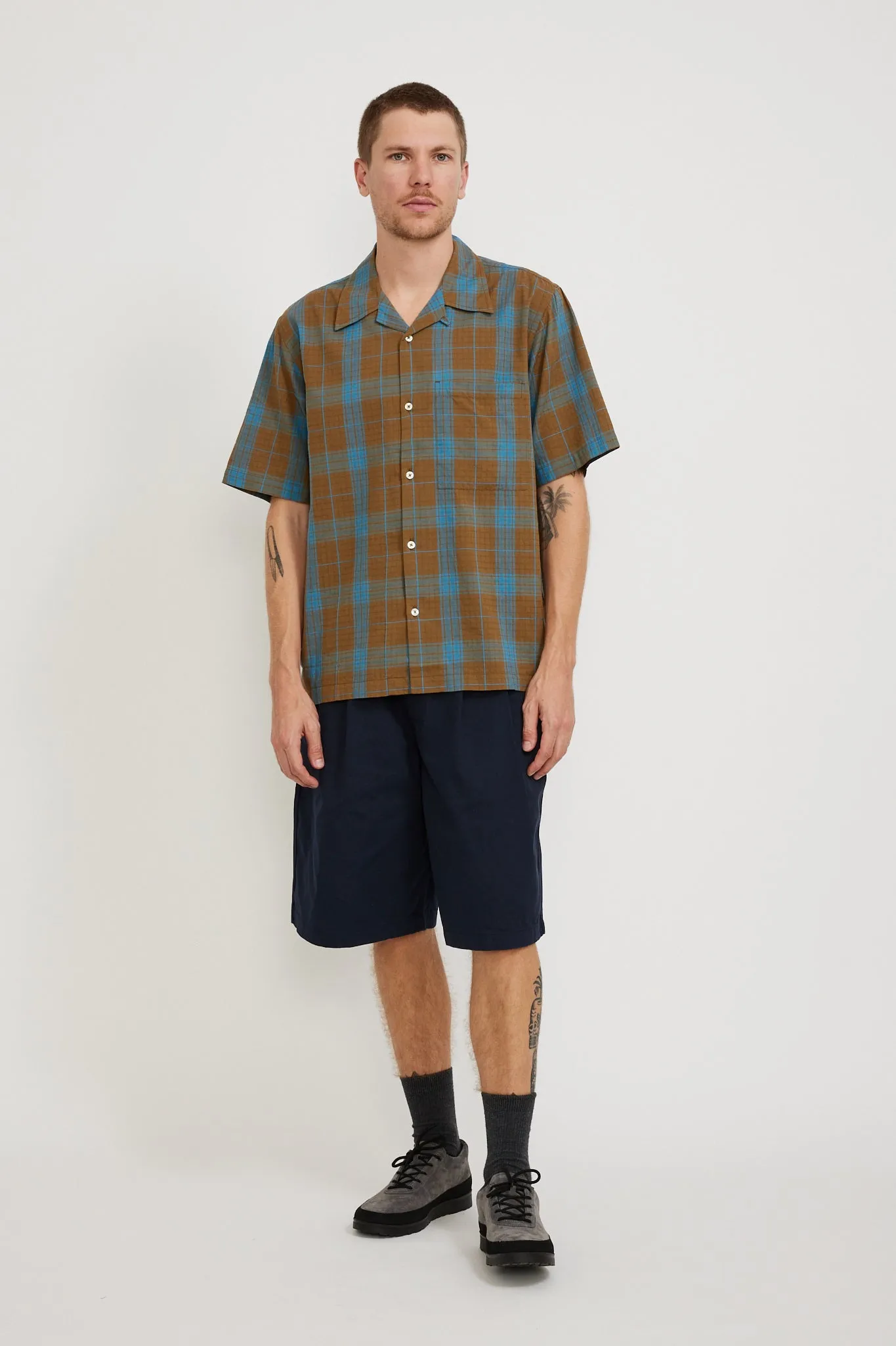 Camp Shirt Sea Sand/Taki Check