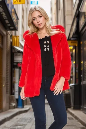 CARA COAT (RED)-CVJ1952