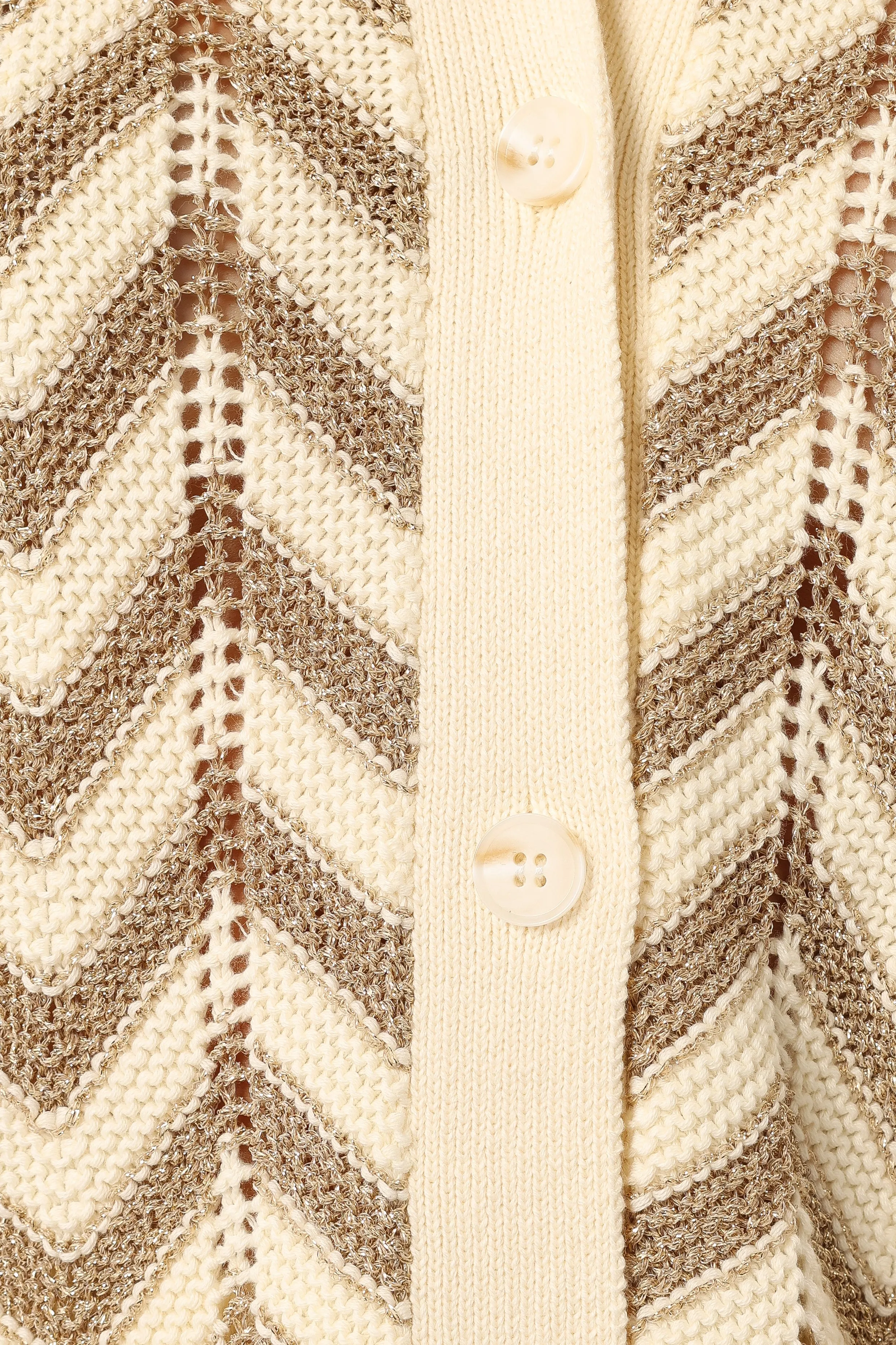 Cherie Knit Shirt - Sand White