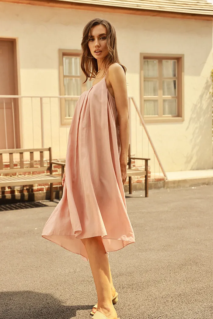 Comfy Pleated A-Line Dress