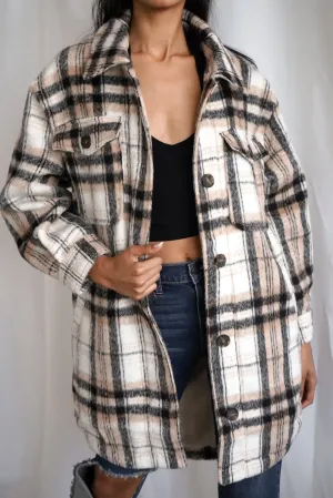 Cozy Plaid Coat