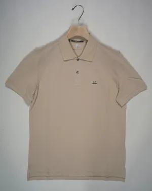 C.P. Company Stretch Piquet Polo Shirt / Cobblestone