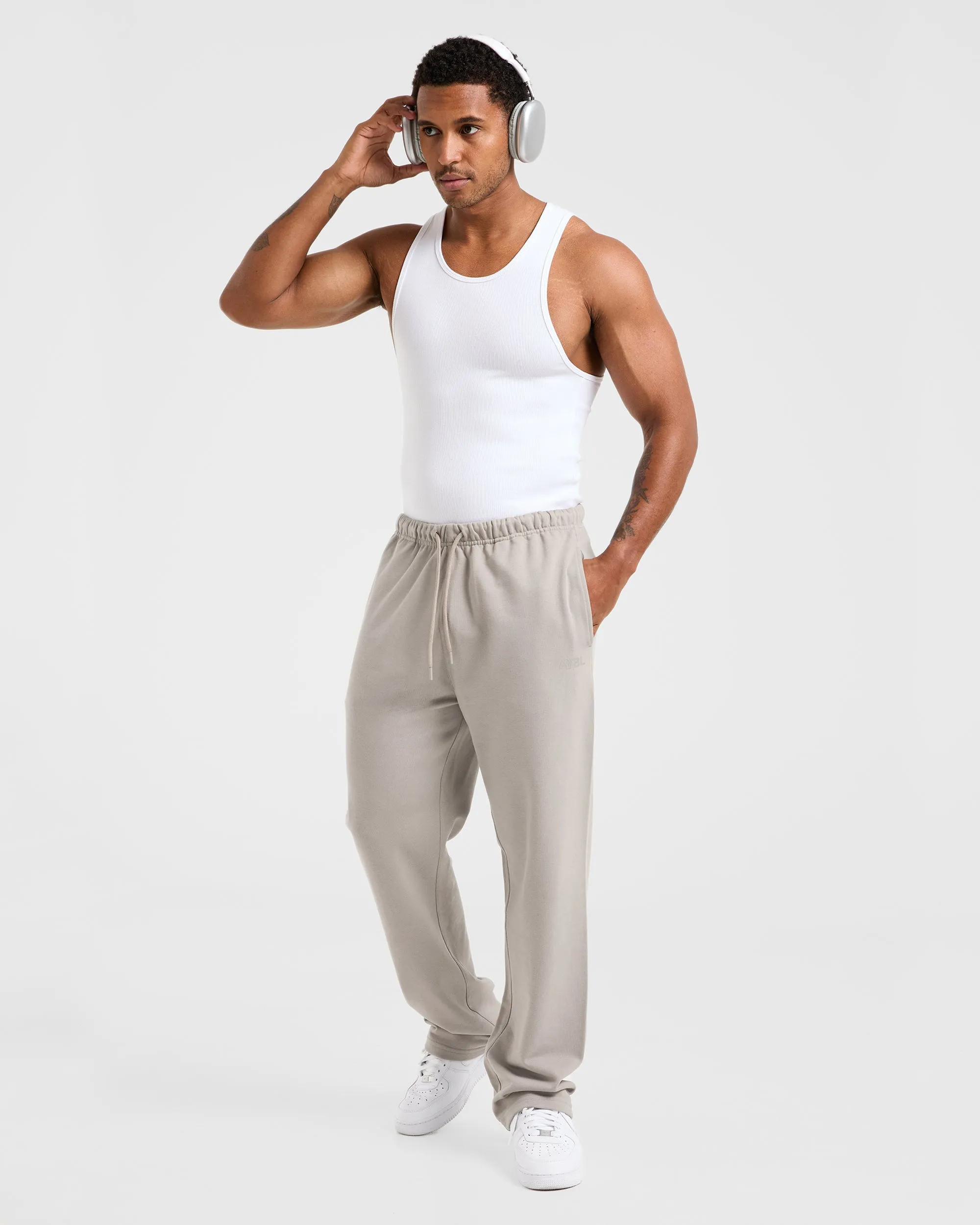 Craft Oversized Straight Leg Joggers - Fog