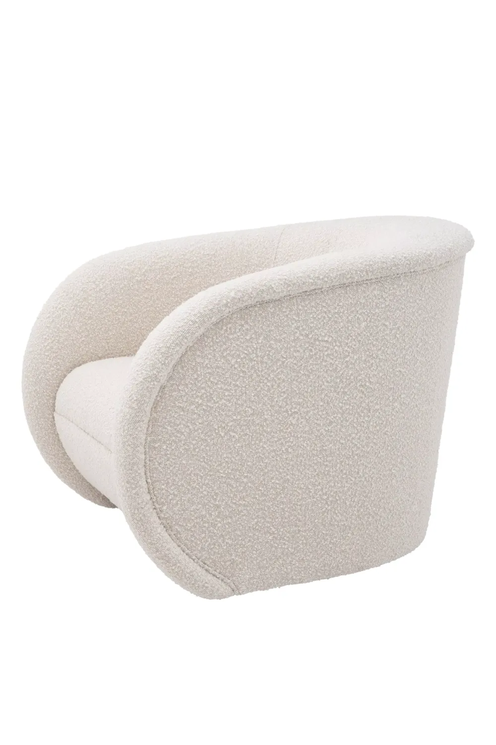 Cream Bouclé  Swivel Chair | Eichholtz Cristo