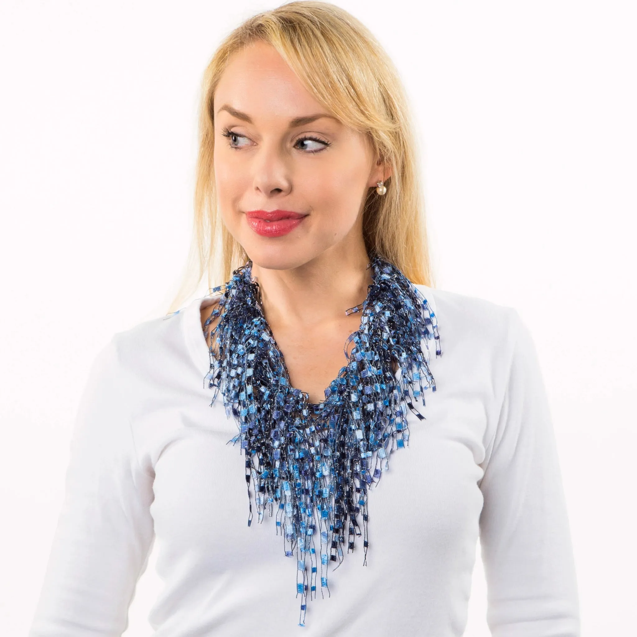 Denim Necklace Scarf