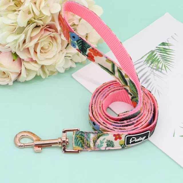 Designer Florals: Personalized Dogs Flower Collars