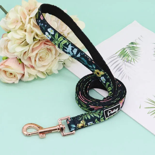 Designer Florals: Personalized Dogs Flower Collars