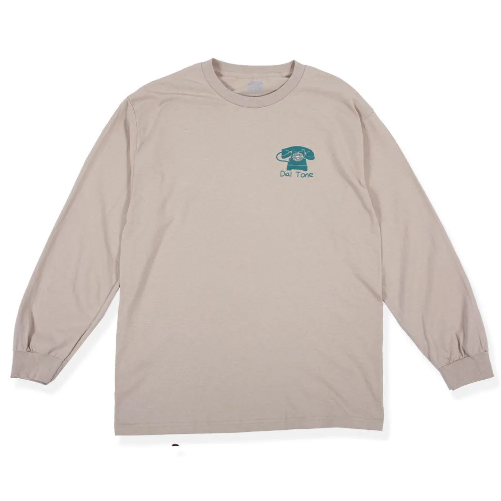 Dial Tone Wheel Co STAY CONNECTED Longsleeve Tee Sand