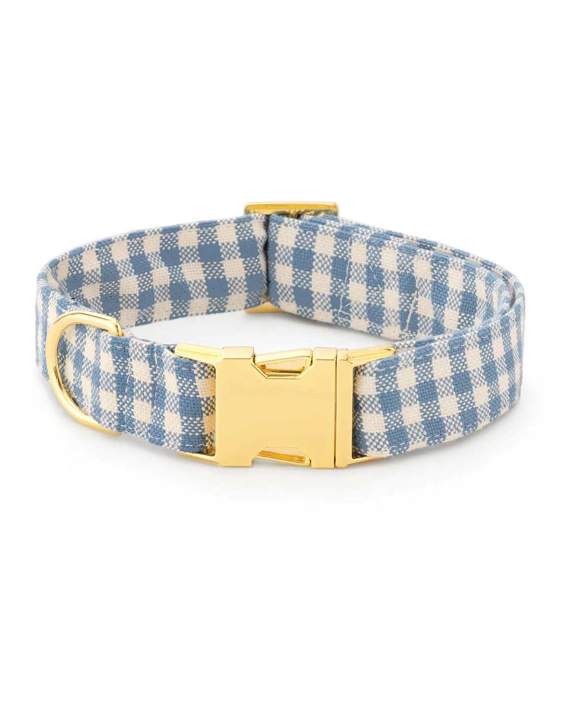 DJ x TFD Collar in Blue Gingham