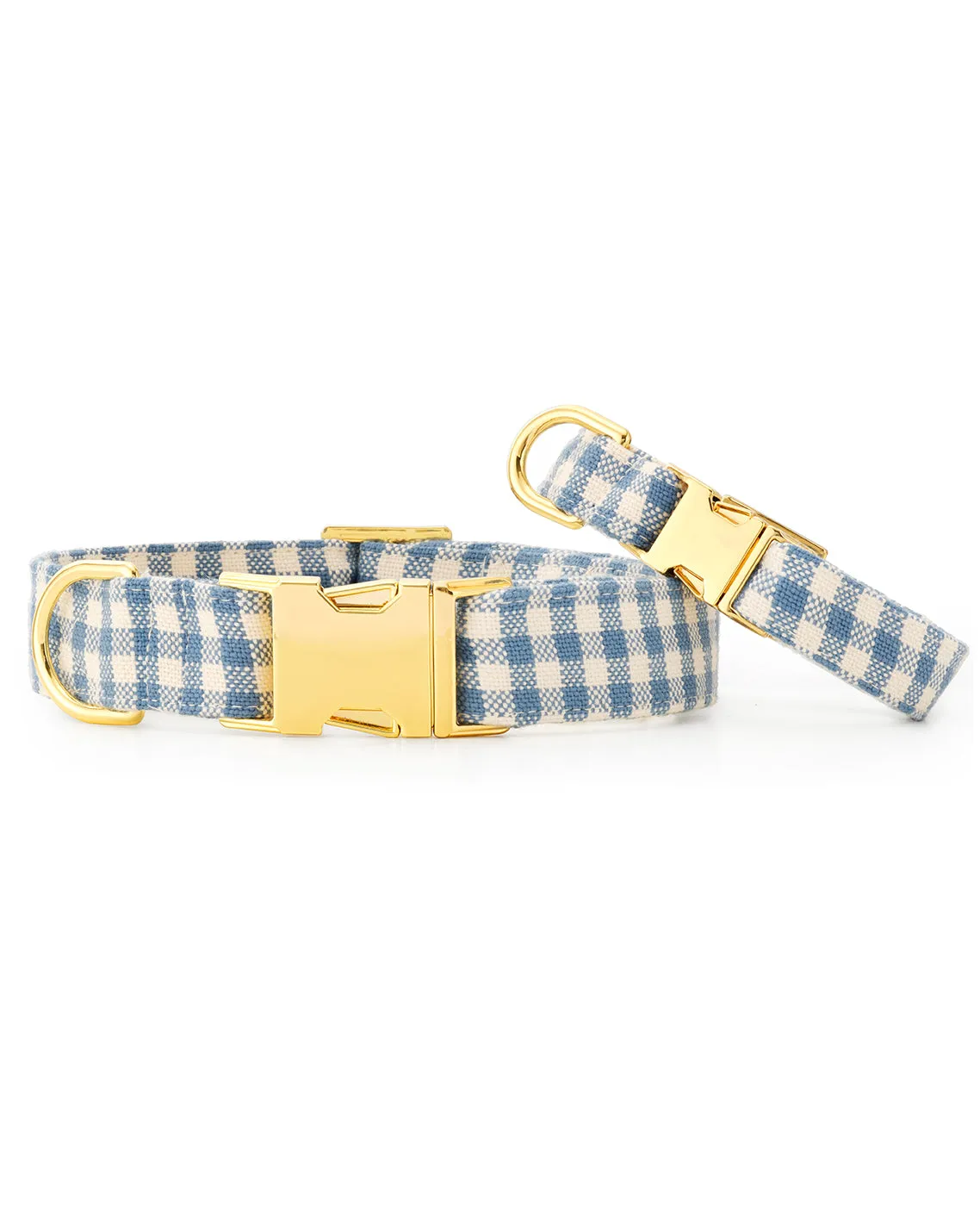 DJ x TFD Collar in Blue Gingham