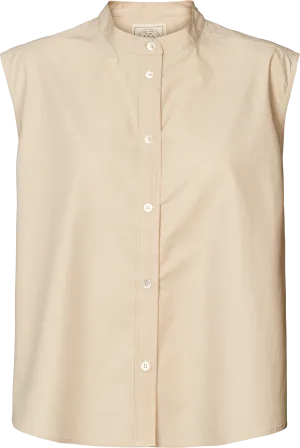 Elisa Top Poplin Gots 243975 - Summer Sand