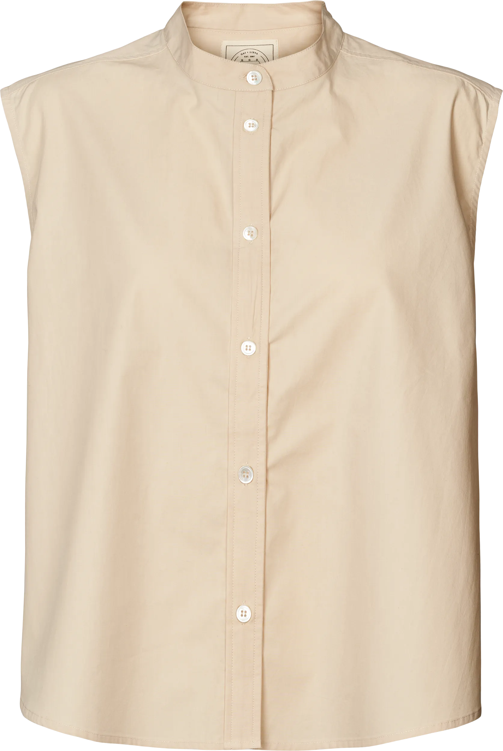 Elisa Top Poplin Gots 243975 - Summer Sand