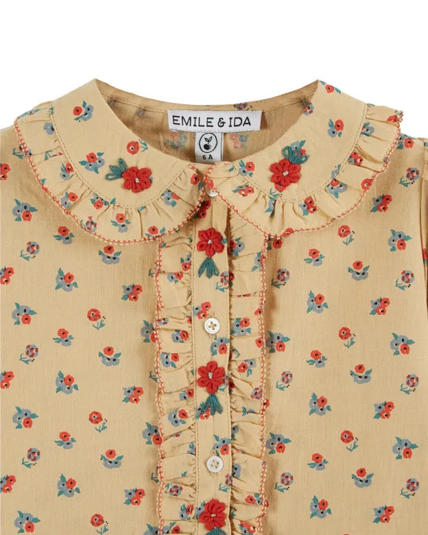 Emile et Ida Sand Poppy Blouse