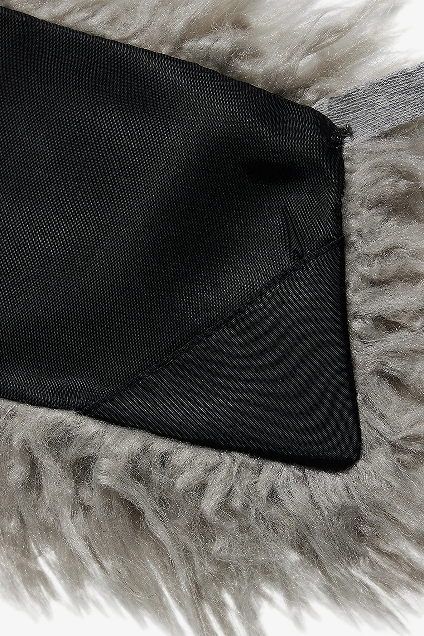 FAUX FUR COLLAR SCARF