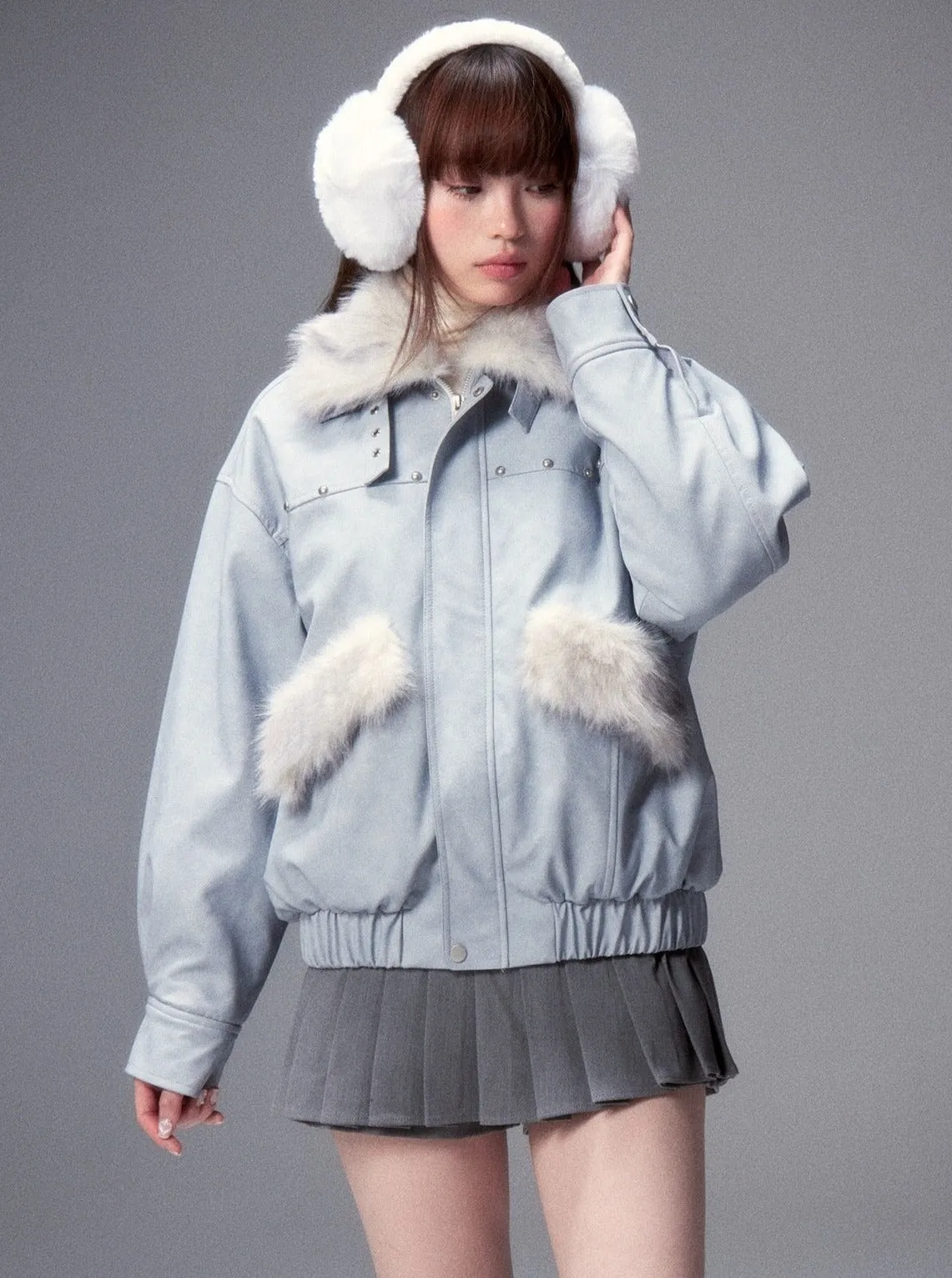 Fur Collar Sweet Jacket