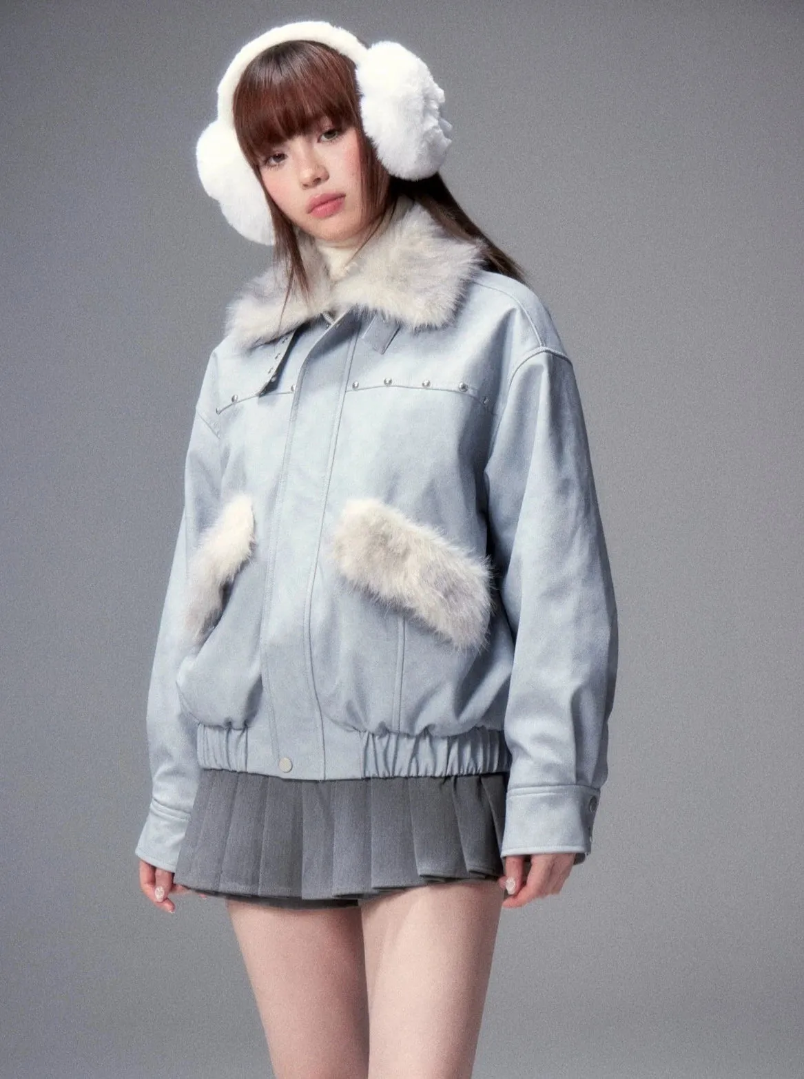 Fur Collar Sweet Jacket