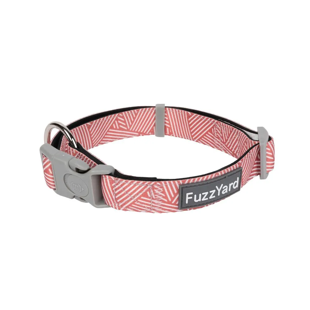 FuzzYard Dog Collar Thornbury Brick Red S