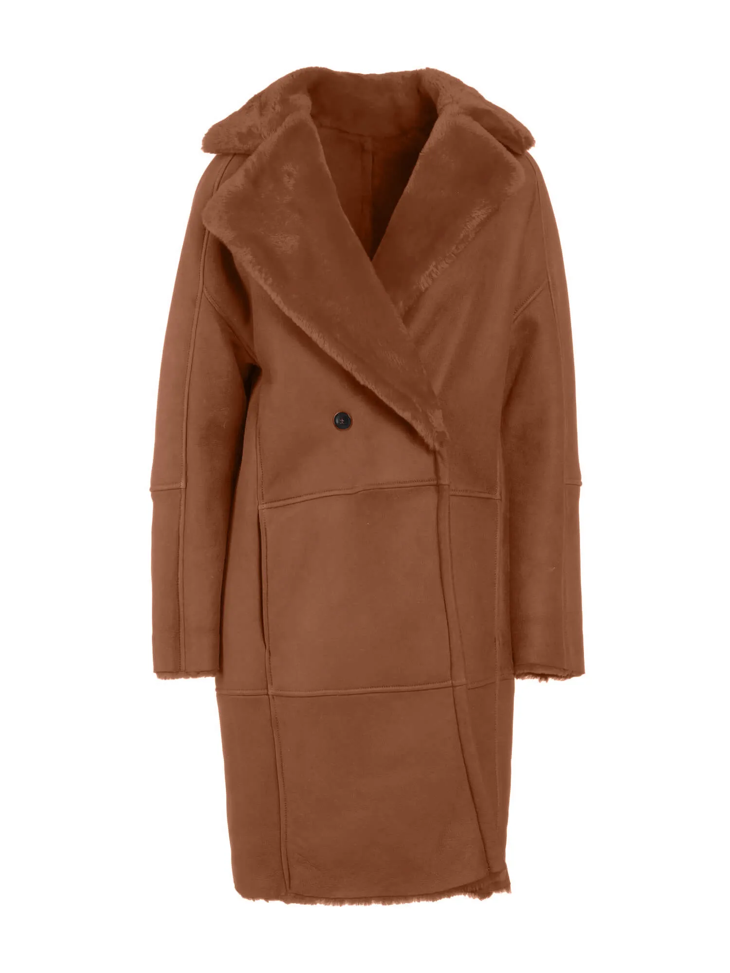 Gaia Italian Merino Shearling Sheepskin Coat