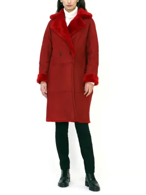 Gaia Italian Merino Shearling Sheepskin Coat