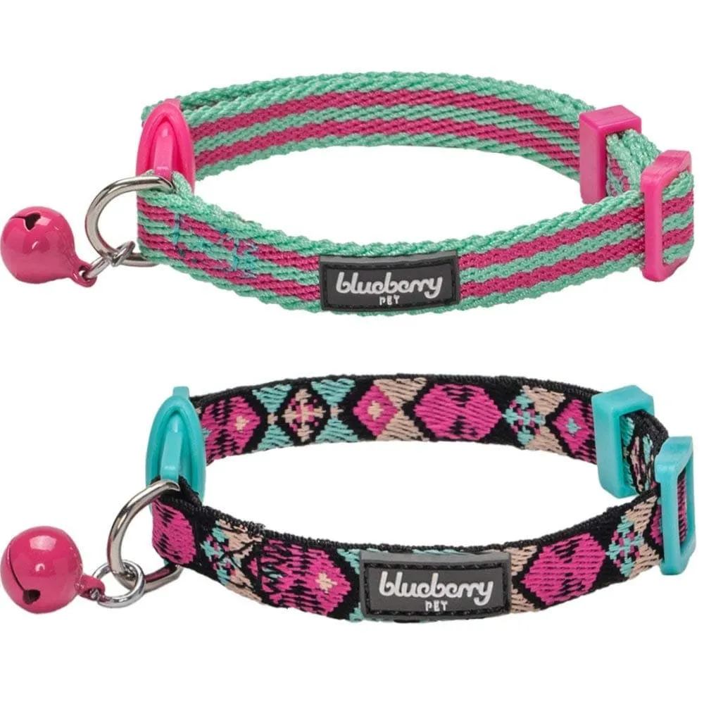 Geometric Design Cat Collar, 2 Pack