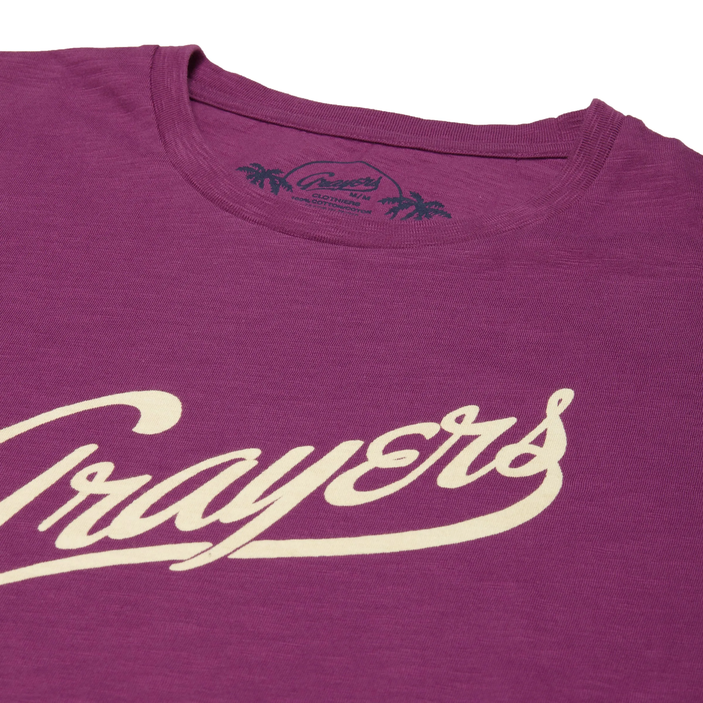 Grayers Print Tee - Amethyst