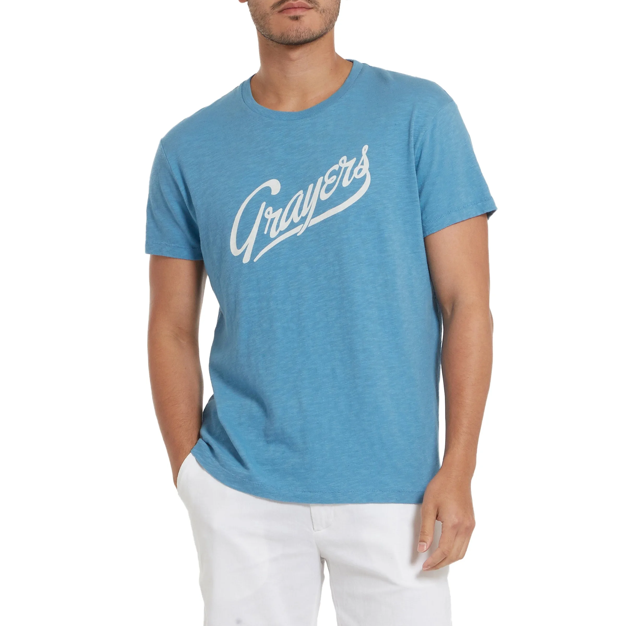 Grayers Print Tee - Niagara