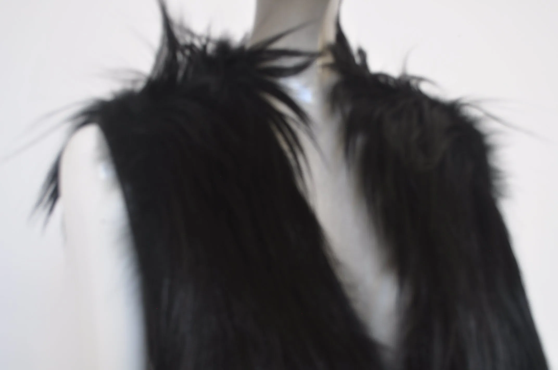 Helmut Lang fur and leather Vest