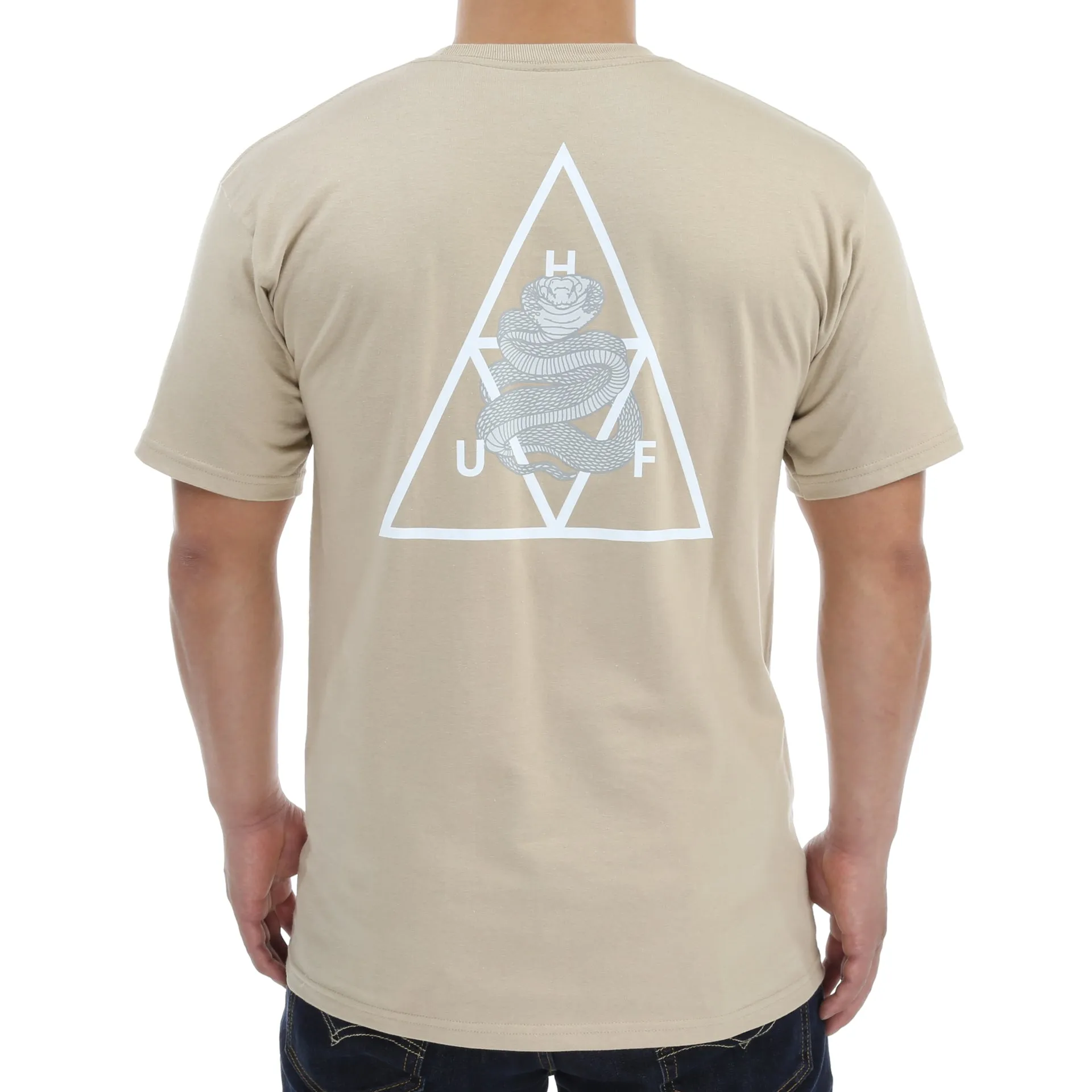 Huf Ambush Triple Triangle Tee - Sand