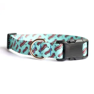 Ice Blue Bacon Dog Collar