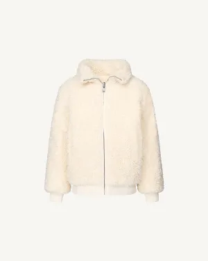 Ivory Vali 2.0 Sherpa kids' Grand Froid reversible puffer jacket