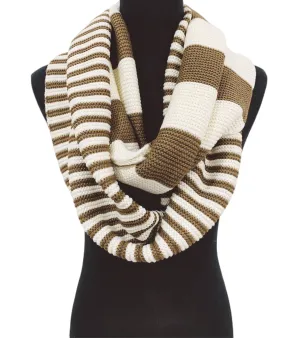 JC012001 Stripe Infinity Scarf