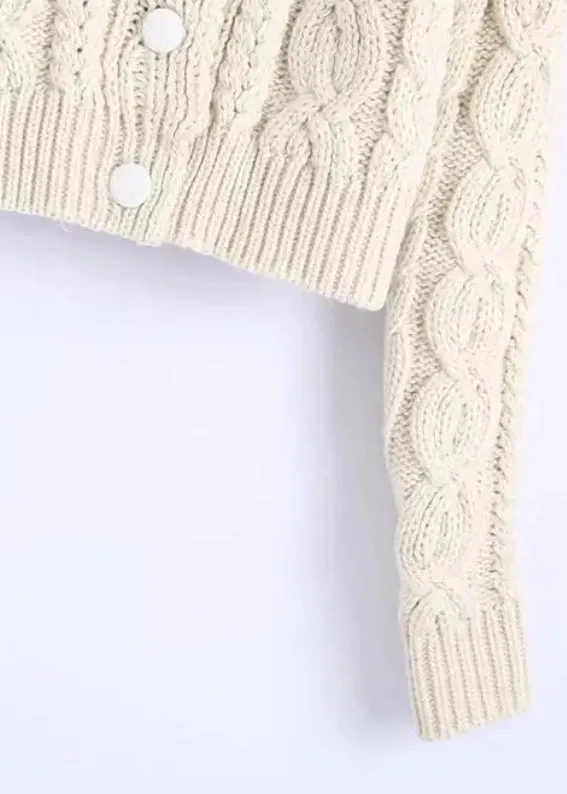 Judith Eco-Fur Collar Knitted Top