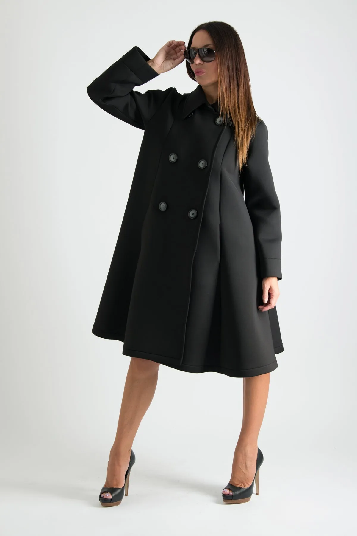 KYLIE Woman Neoprene Blazer Coat