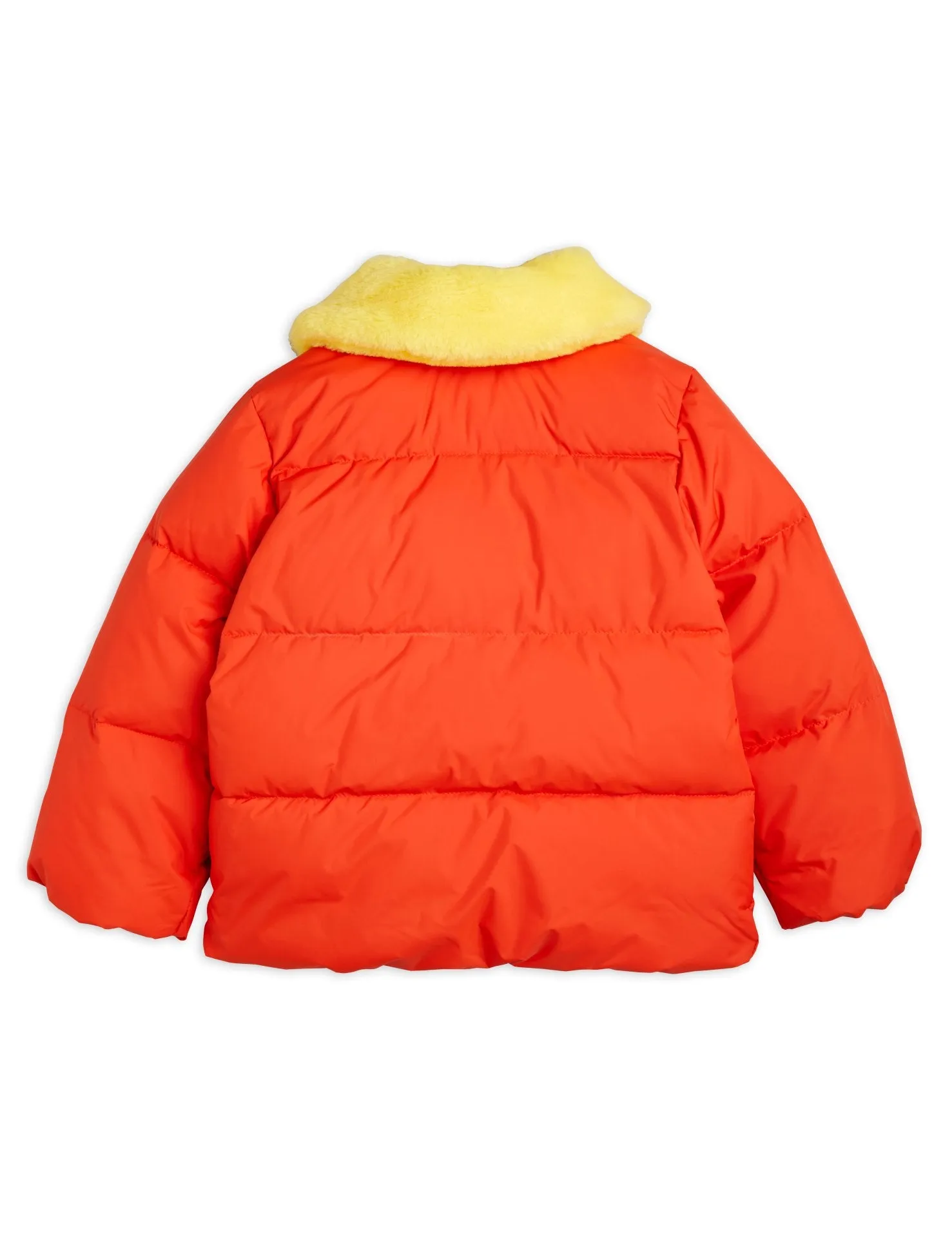 Lemons faux fur collar puffer