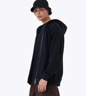 Lowgo Hood Zip Sweat Black